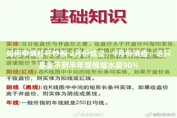 如何申请杠杆炒股 2月份成立，9月份清盘，这只基金不到半年规模缩水超90%