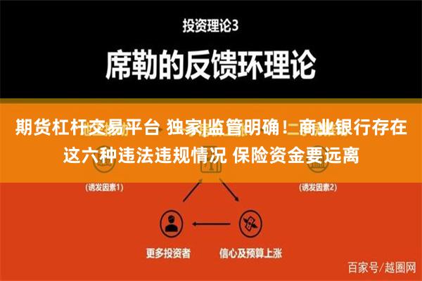 期货杠杆交易平台 独家|监管明确！商业银行存在这六种违法违规情况 保险资金要远离