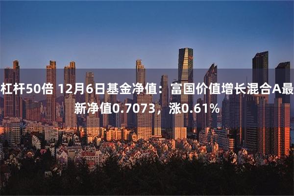 杠杆50倍 12月6日基金净值：富国价值增长混合A最新净值0.7073，涨0.61%