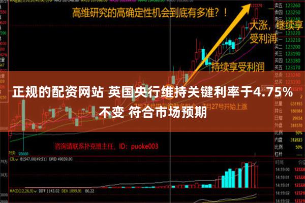 正规的配资网站 英国央行维持关键利率于4.75%不变 符合市场预期